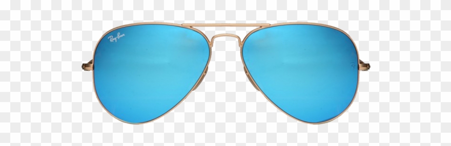 Ray Ban Blue Mirror Sunglasses Images Clipart - Hd Sun Glass Png Transparent Png