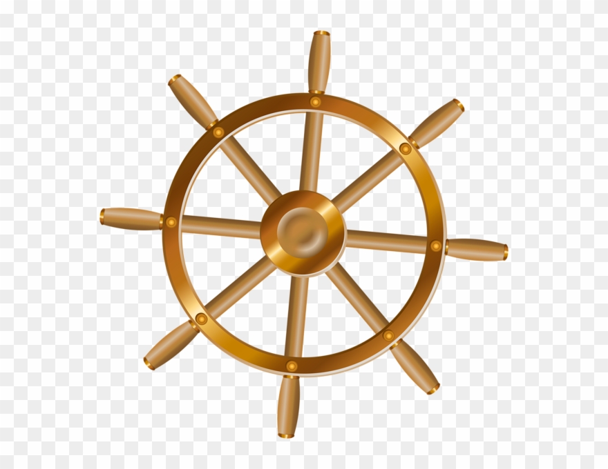 Boat Steering Wheel Icon Clipart