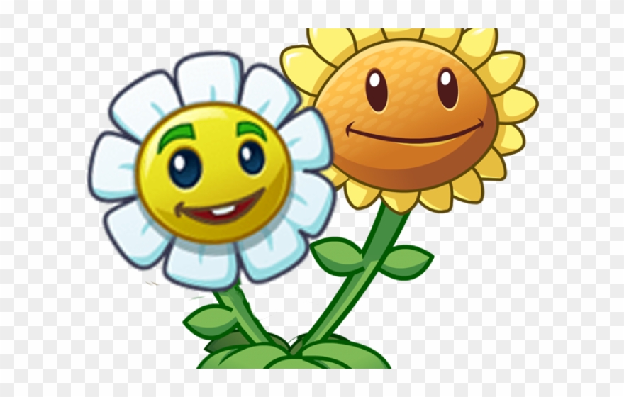 Plants Vs Zombies Clipart Regular - Plant Vs Zombie Sunflower - Png Download