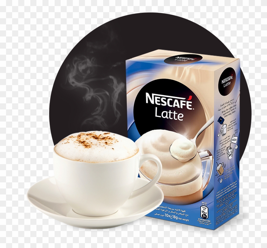Nescafé® Latte Instant Foaming Mix - Nescafe - Cappuccino Instant Coffee - 10 X 18g Clipart