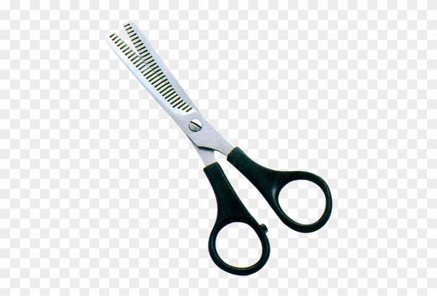 Plastic Handle Thinning Scissor - Scissors Clipart