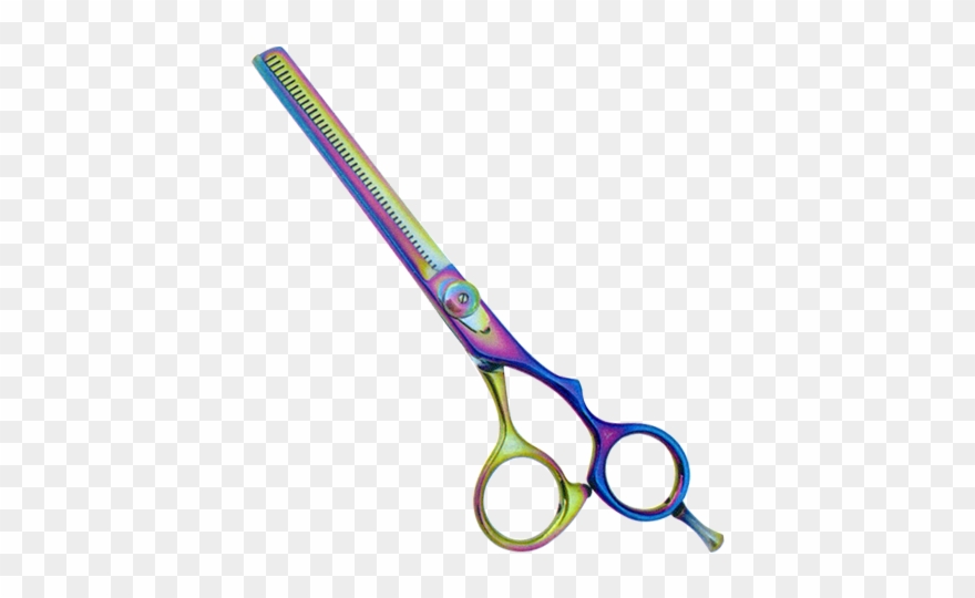 Professional Thinning Scissors Single Side Teeth - Thinning Scissors Clipart