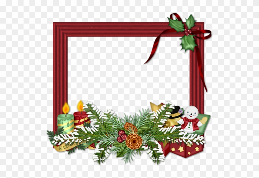 Christmas Clipart, Coins, Clip Art, Frames, Christmas - Bords De Page Noel - Png Download