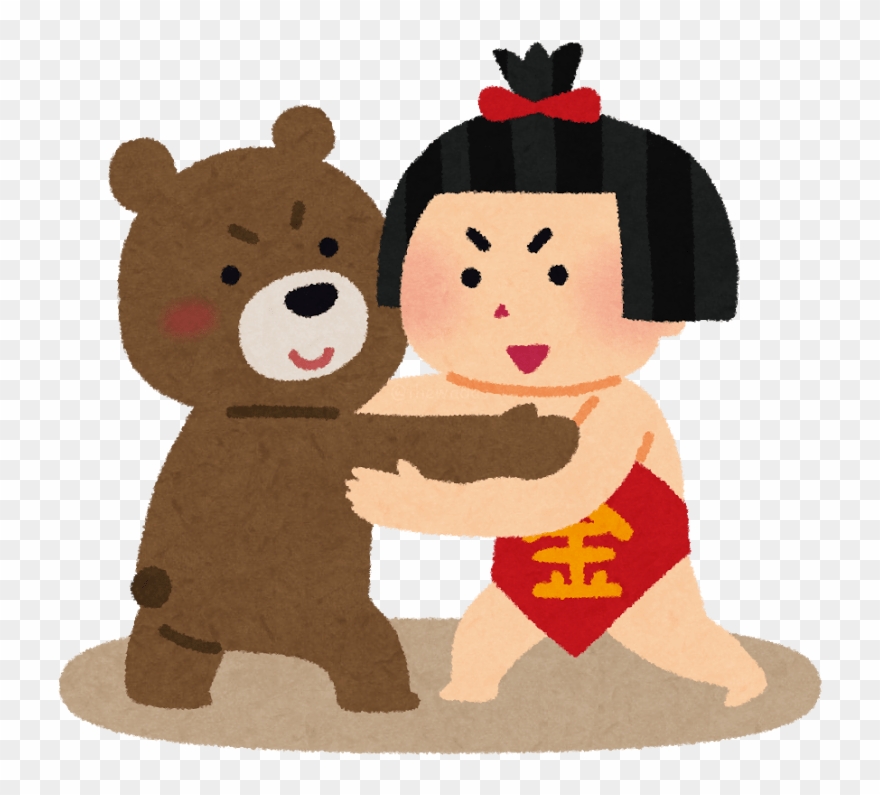 Kintoki Lays Near Fujimi-chaya That I've Previously - Sumo Clipart