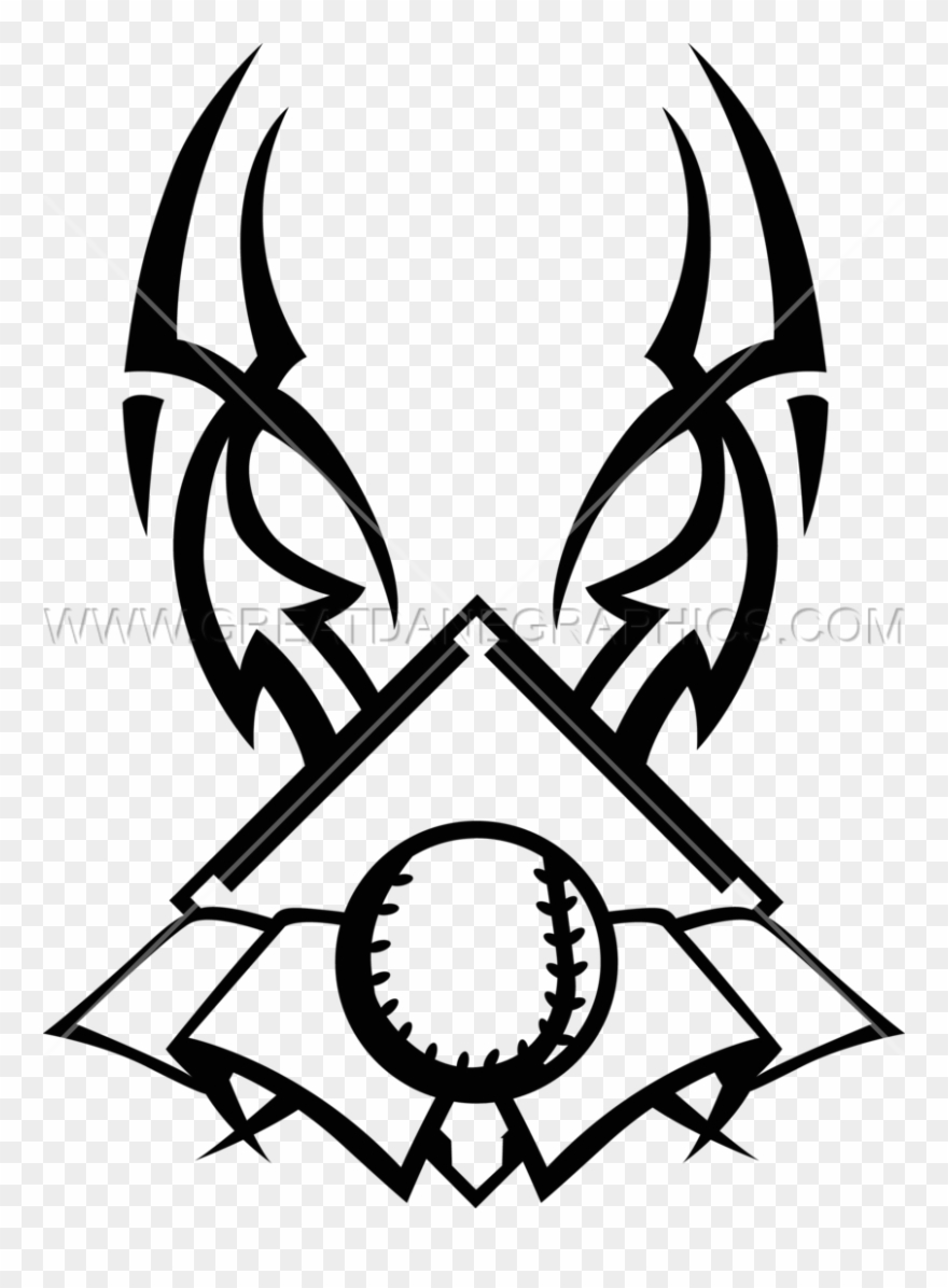 Tribal Clipart Baseball Image Freeuse Stock - Baseball - Png Download