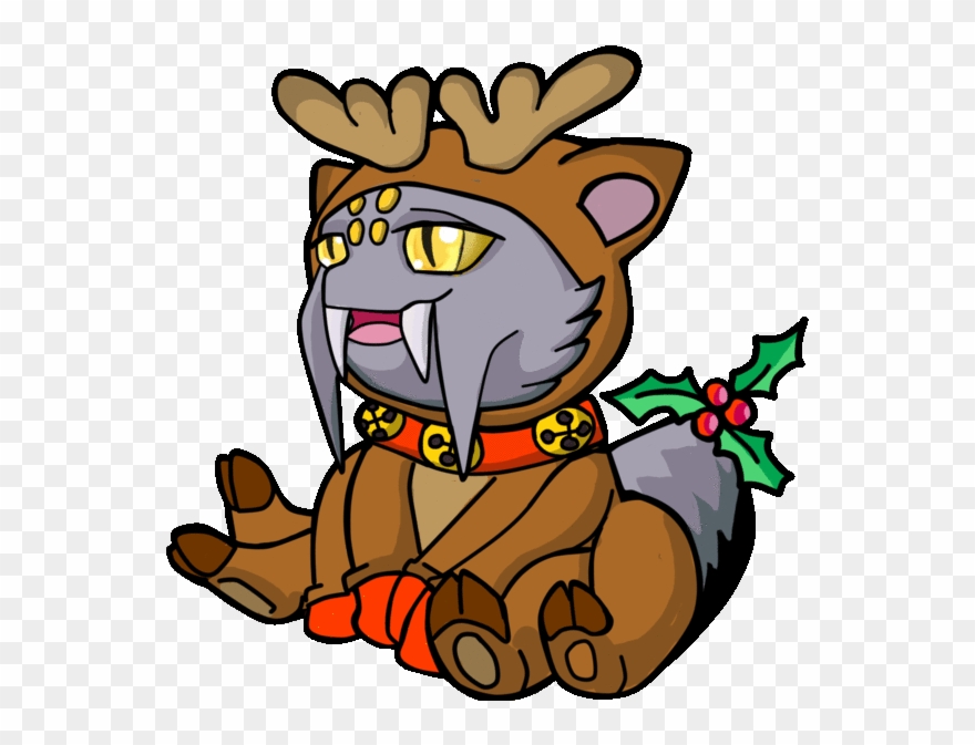 Animated Holidy Reindeer Icon - Vector Graphics Clipart