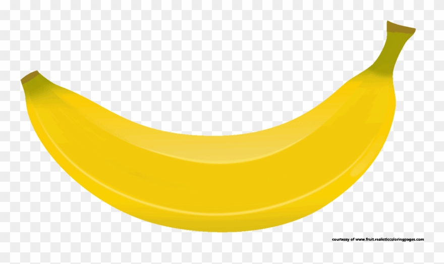 Clipart Black And White Bananas Clipart Horizontal - Clipart Yellow Banana - Png Download