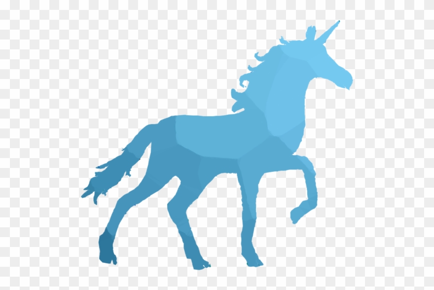 Black Unicorn Clipart Royalty-free - Black And White Unicorn Vector - Png Download
