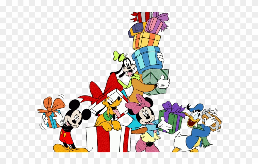 Disney Christmas Clipart Disney Christmas Clipart 5 - Mickey And Friends Christmas Clipart - Png Download