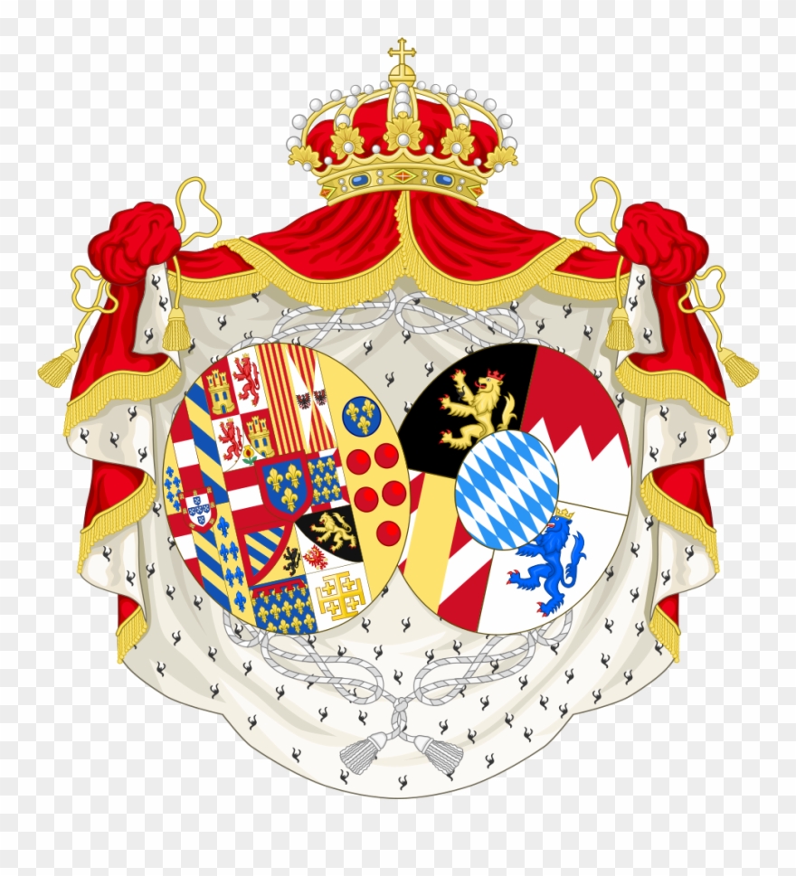 Coat Of Arms Of Maria Sophie, Queen Of The Two Sicilies - Sweden Coat Of Arms Png Clipart
