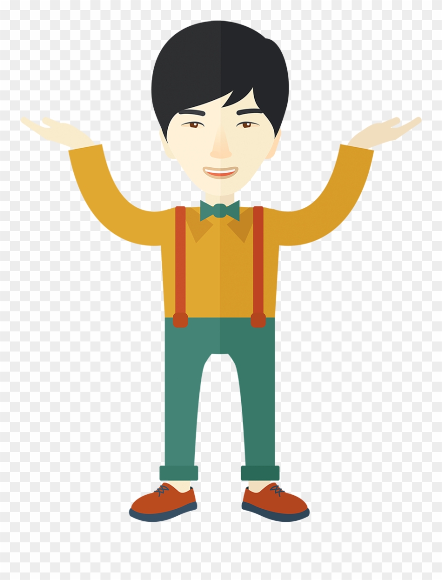 Cartoon Asian Guy Clipart