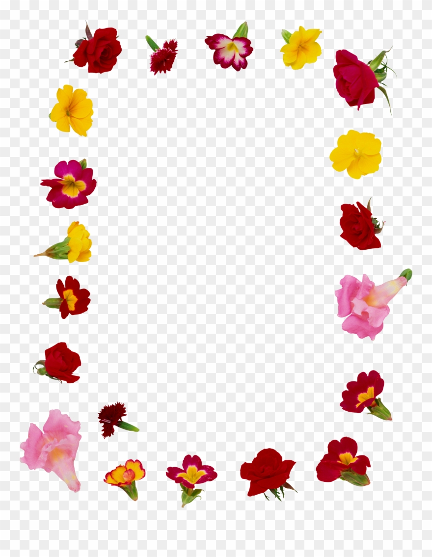 Картинка В Png - Рамки Цветы Для Текста Png Clipart