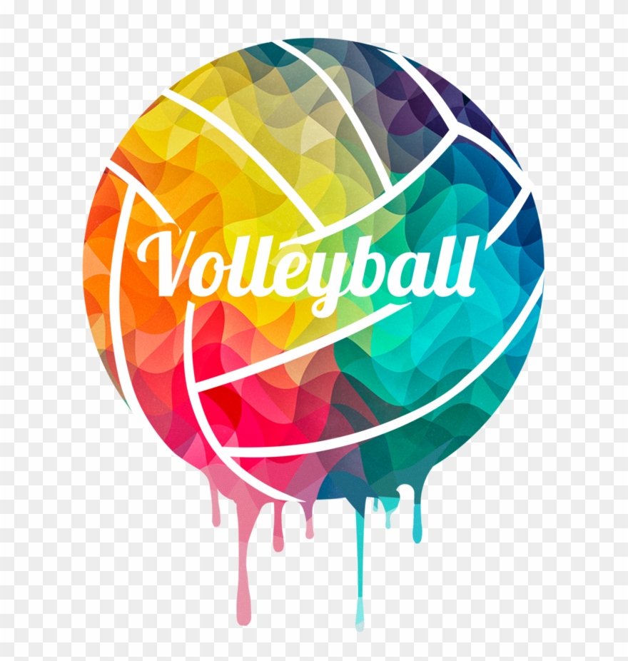 Sweatshirt/tshirt/long Sleeve T - Cute Volleyball Clipart