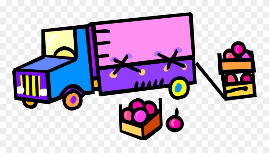 Transport With Boxes Of Clipart