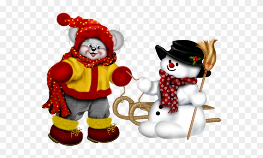 Клипарт Png "новогодние Мишки Тедди" - Happy Clipart