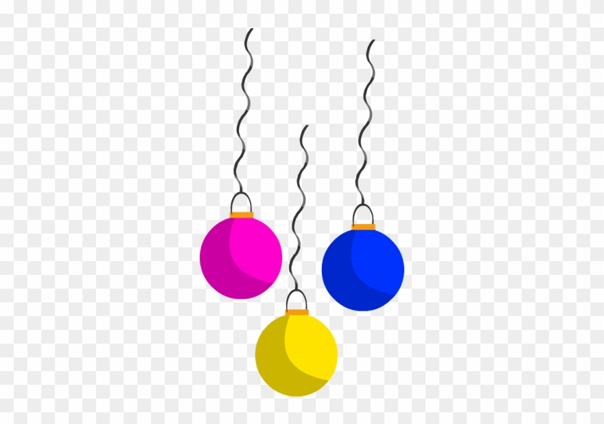Clip Art New Year Hangings Strings Decorations - Illustration - Png Download