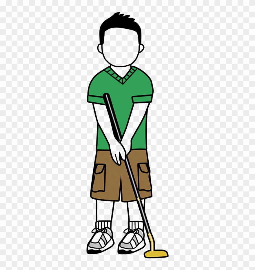 Clipart Children Golf - Clip Art - Png Download