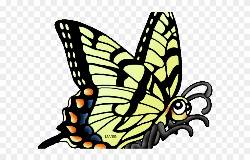 Oregon Clipart Butterfly - Eastern Tiger Swallowtail - Png Download