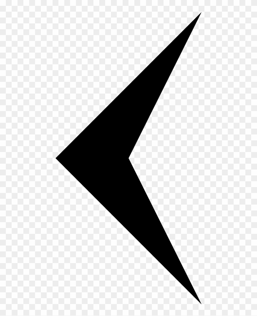 Open - Modern Arrow Left Png Clipart