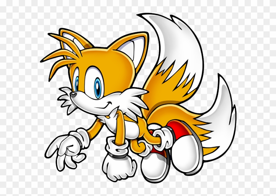 Tails The Fox - Sega Sonic Mega Collection Plus Clipart