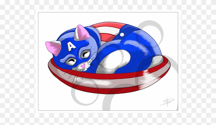 Captain America Kitty - Captain America: The First Avenger Clipart