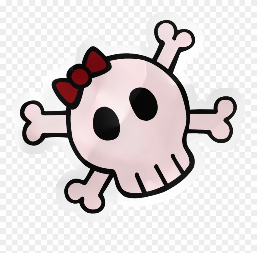 Pirates Clipart Animation - Pink Skull - Png Download