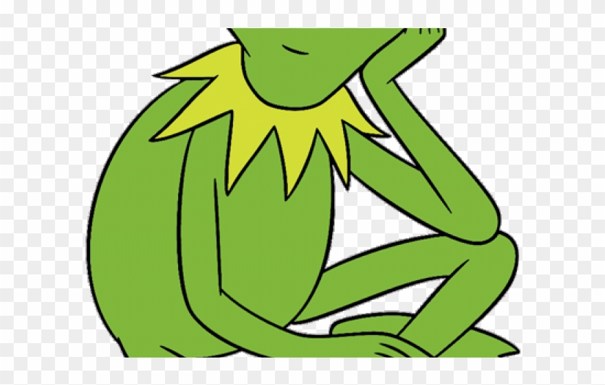 Green Frog Clipart Muppets - Kermit The Frog Coloring Pages - Png Download