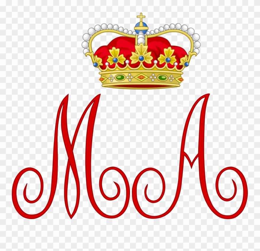 Royal Monogram Of Princess Maria Antonia - Nature Protection Service Clipart