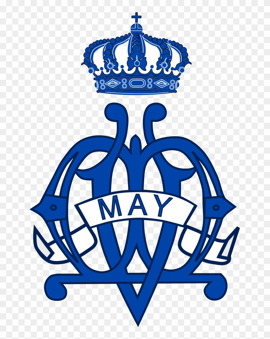 Royal Monogram Of Princess Mary Of Teck - Mary Of Teck Monogram Clipart