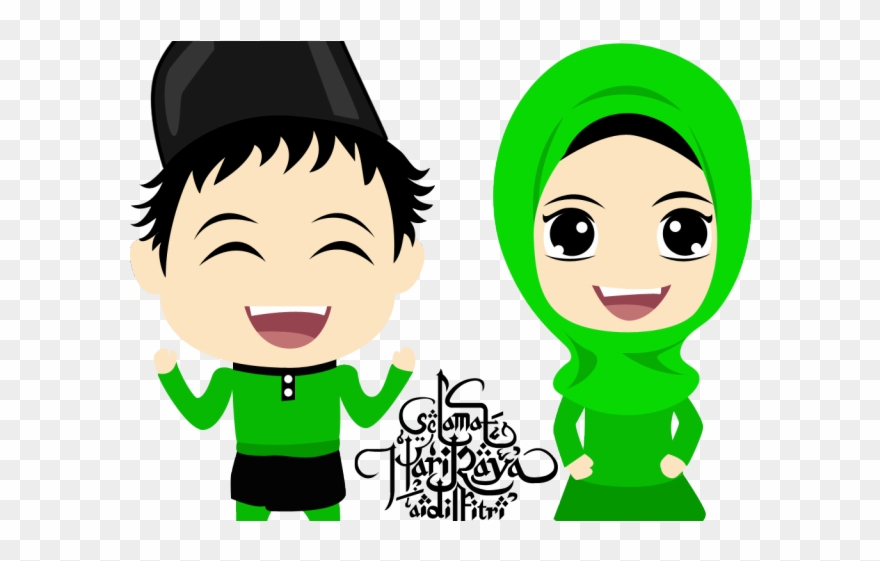 Morocco Clipart Baby Boy - Eid Mubarak Cartoon Png Transparent Png