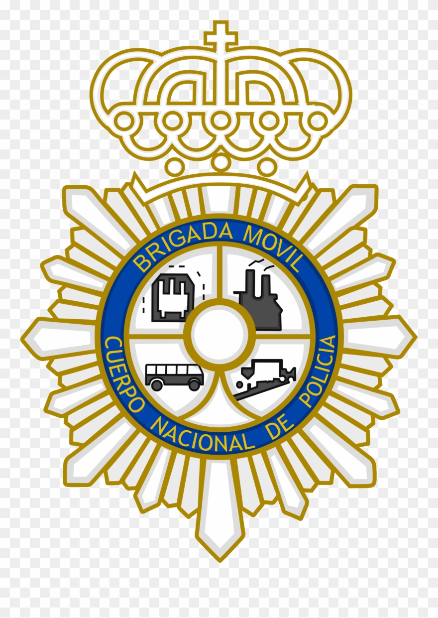 Emblem Of The Spanish National Police Corps Transport - National Police Corps Clipart