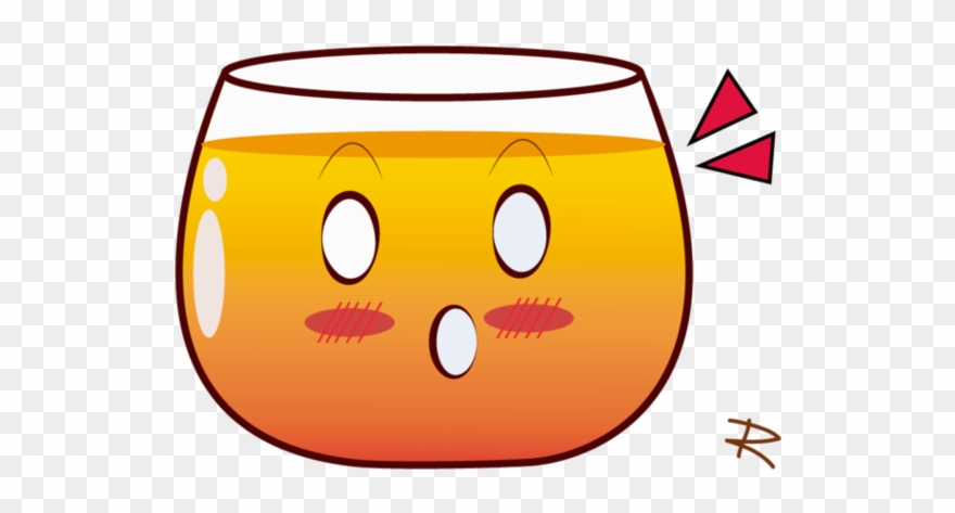 Cute Tea Or Orange By Leonorml On - Cute Clipart Orange Juice - Png Download