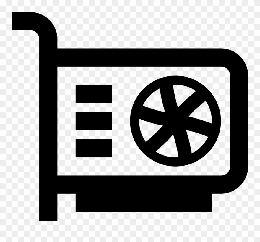 Video Card Icon - Grafikkarte Icon Png Clipart