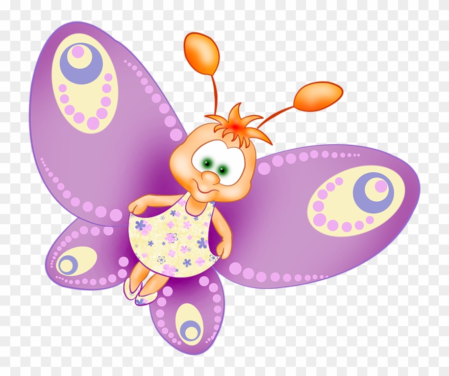 Psp, Cartoon Butterfly, Butterfly Clip Art, Purple - Cartoon Butterfly Images Png Transparent Png