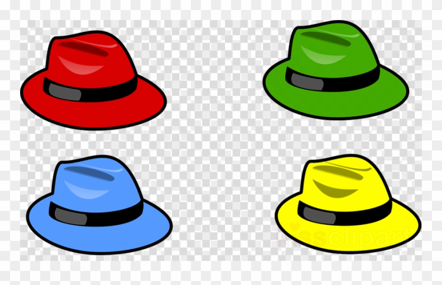4 Things Clipart Lent - Seis Sombreros Para Pensar Sombrero Amarillo - Png Download