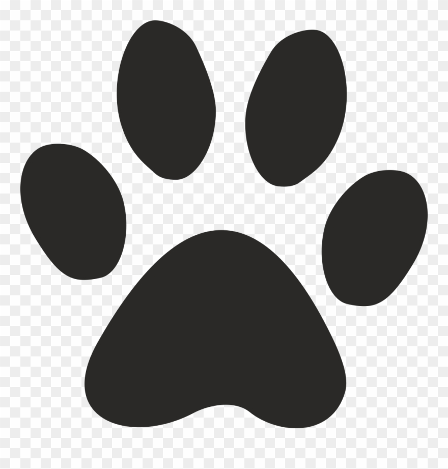 Cat Paw Print Stencil 163908 - Patte De Chien Dessin Clipart