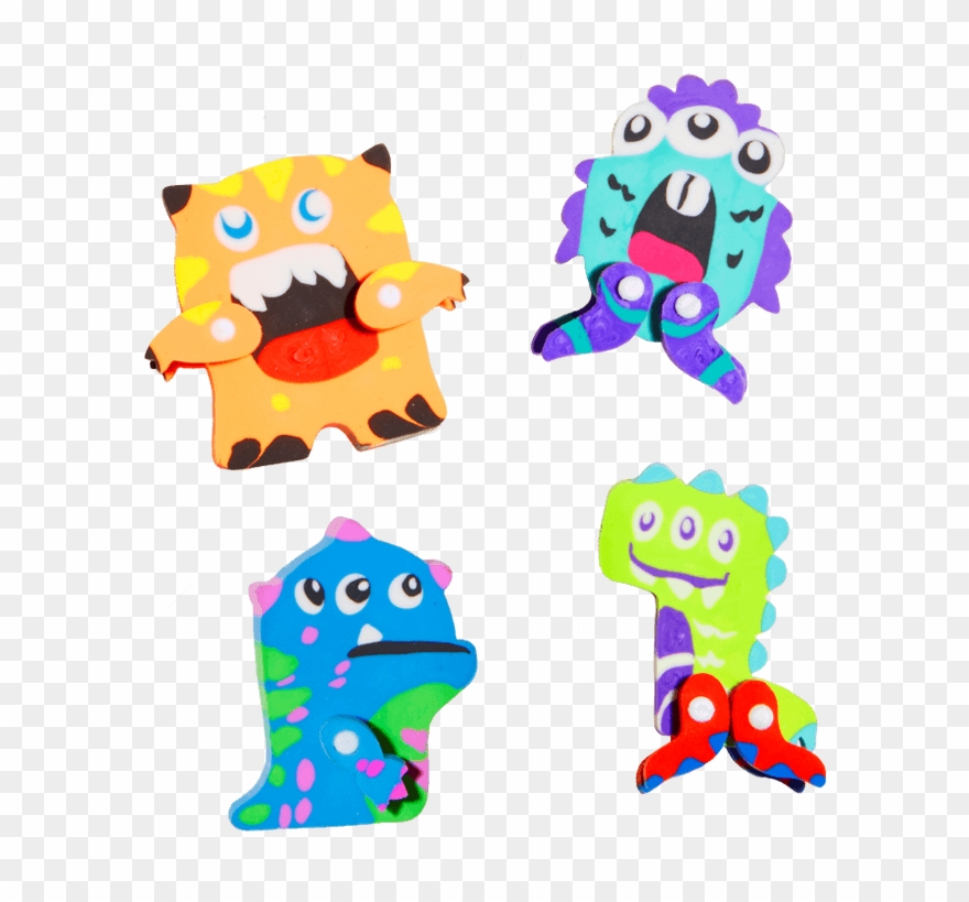 Scribble Stuff Wiggle Erasers By The Write Dudes Put - Cartoon Clipart