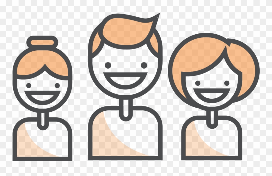 Happy People - Cartoon Clipart