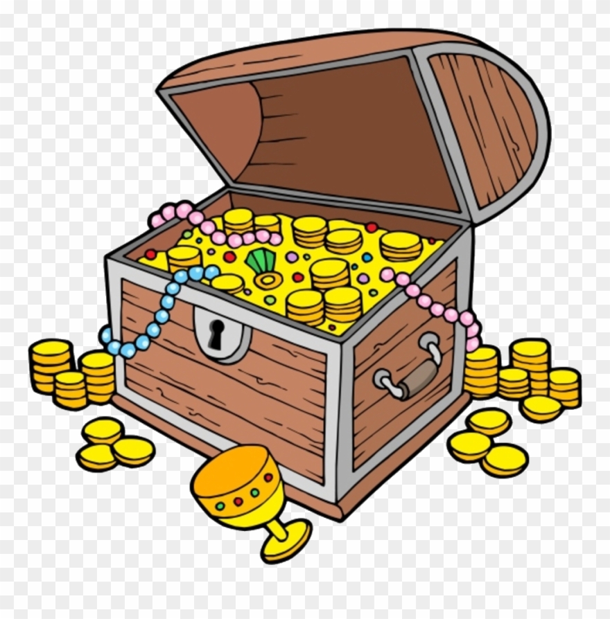 It's A Straightforward Puzzle - Treasure Chest Clipart - Png Download