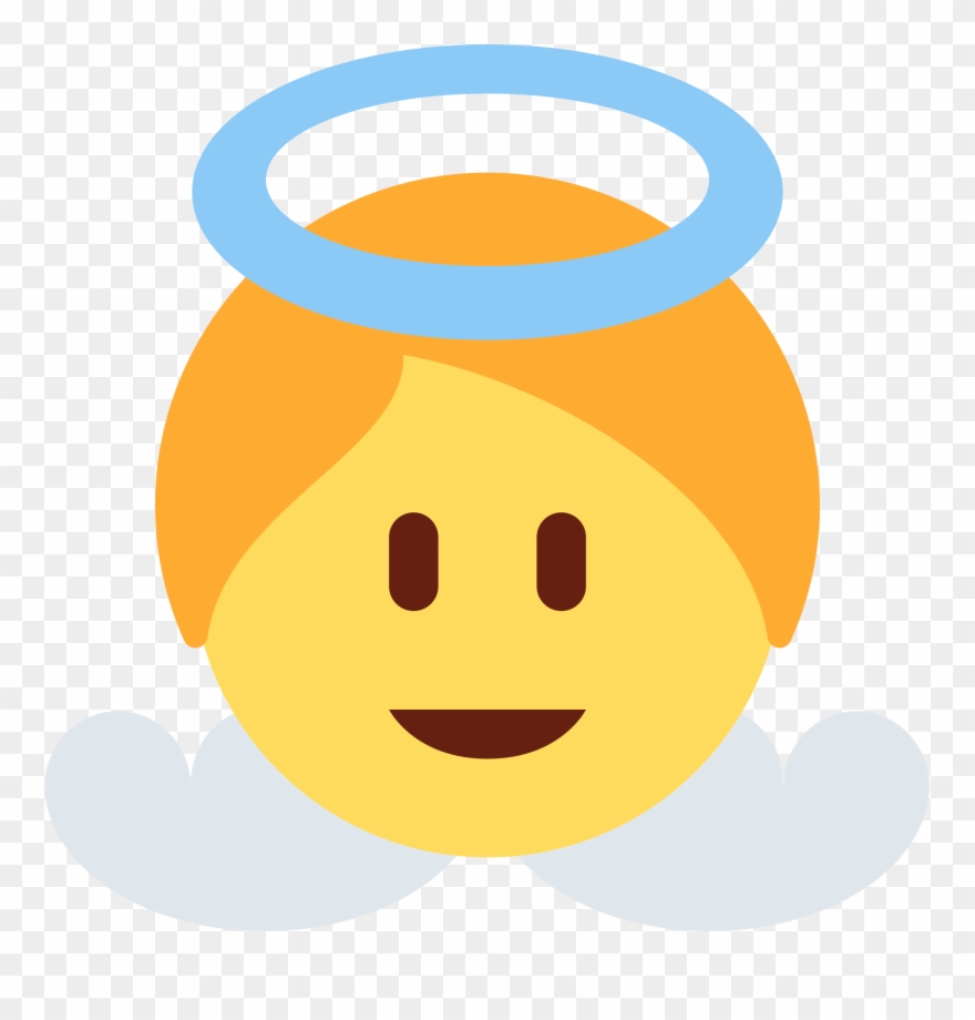 Baby Angel - Baby Angel Emoji Twitter Clipart