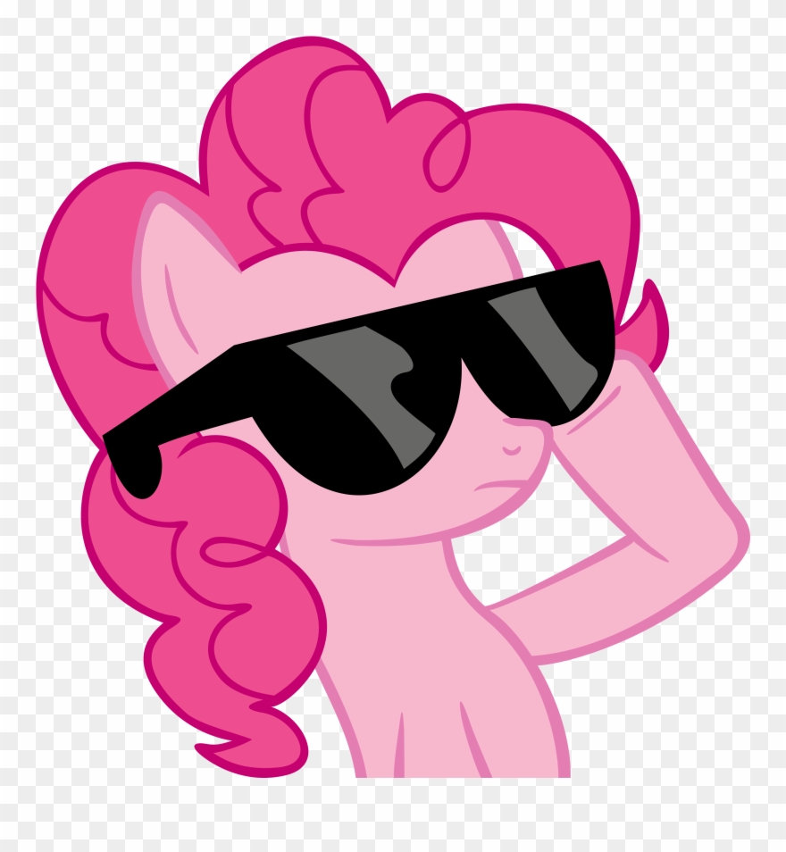 25 Images About Pinkie Pie On We Heart It - Pinkie Pie With Sunglasses Clipart