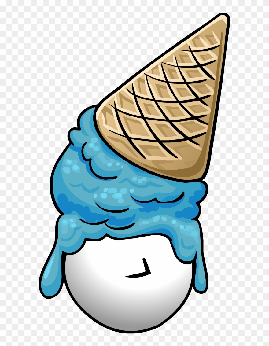 Helado En La Cabeza Free Penguin Codigo Clipart