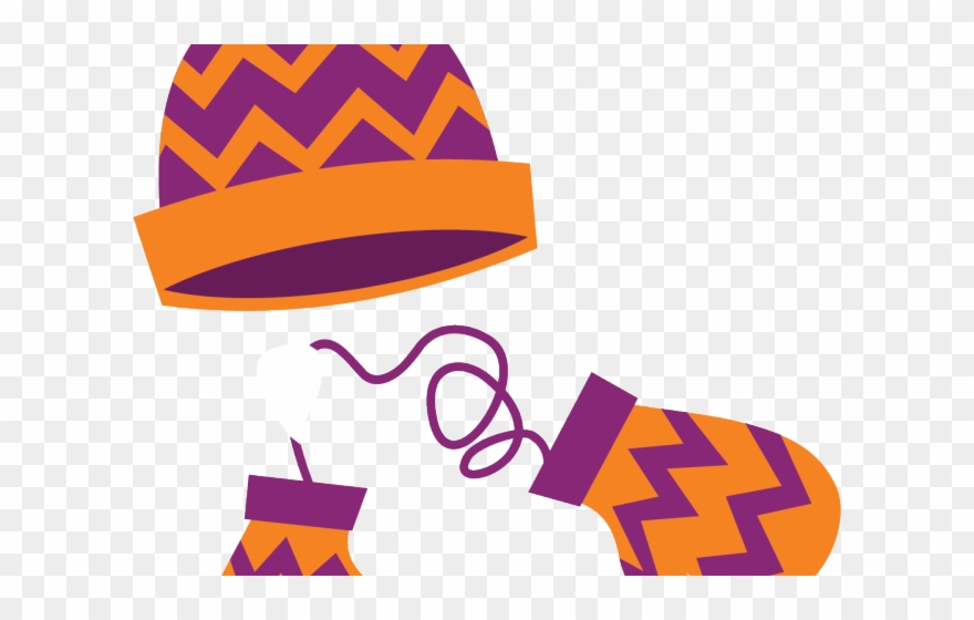 Holidays Clipart January - Hat And Gloves Clipart - Png Download