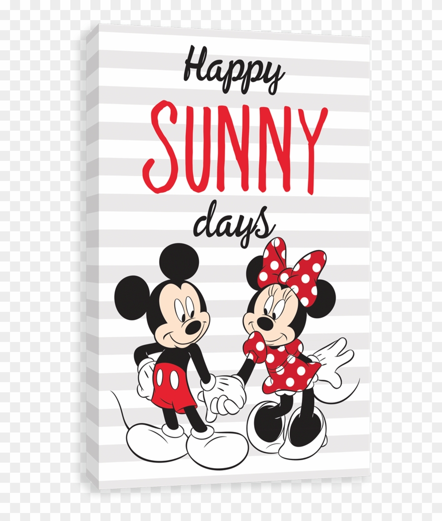 Mickey & Minnie - Mickey Canvases By Entertainart - Mickey Mouse & Clipart