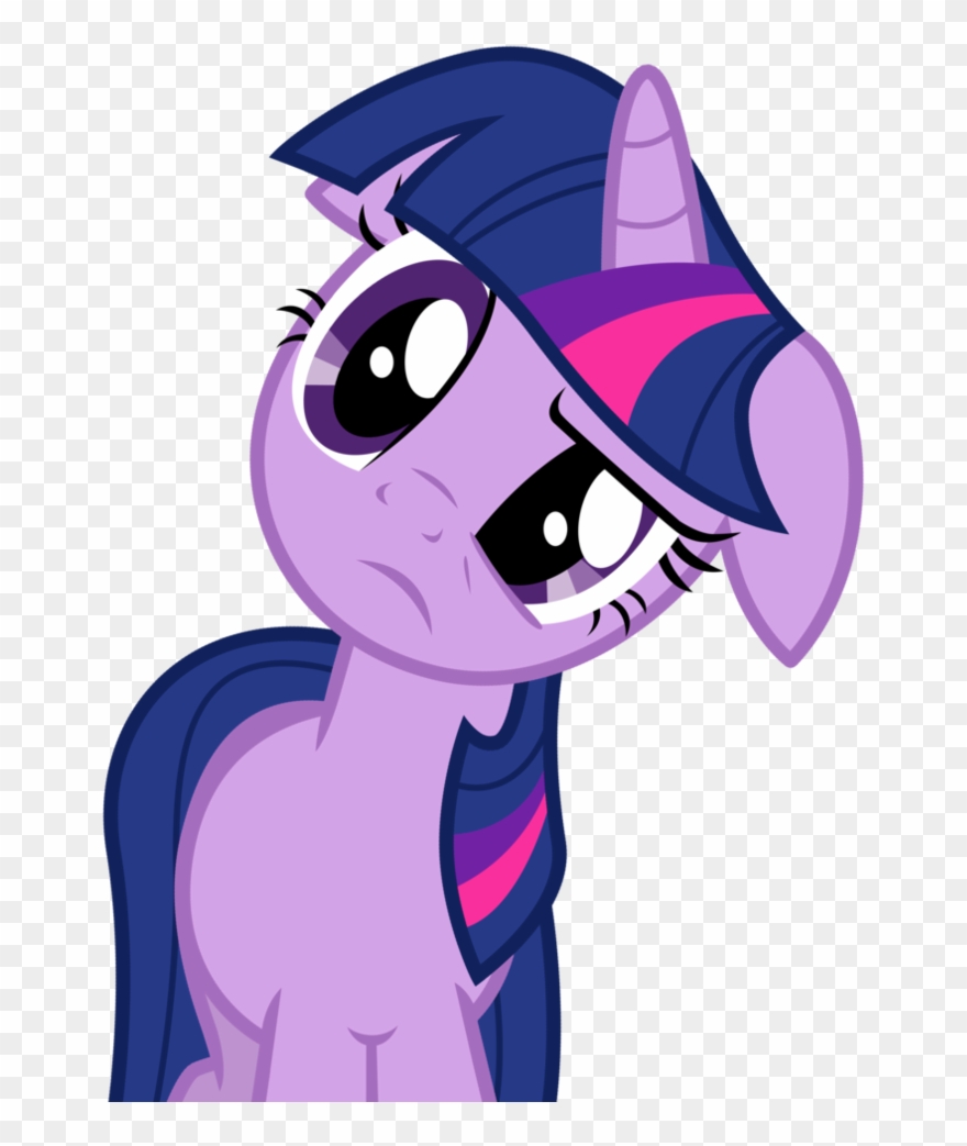 Twilight Sparkle Vector Confused Clipart