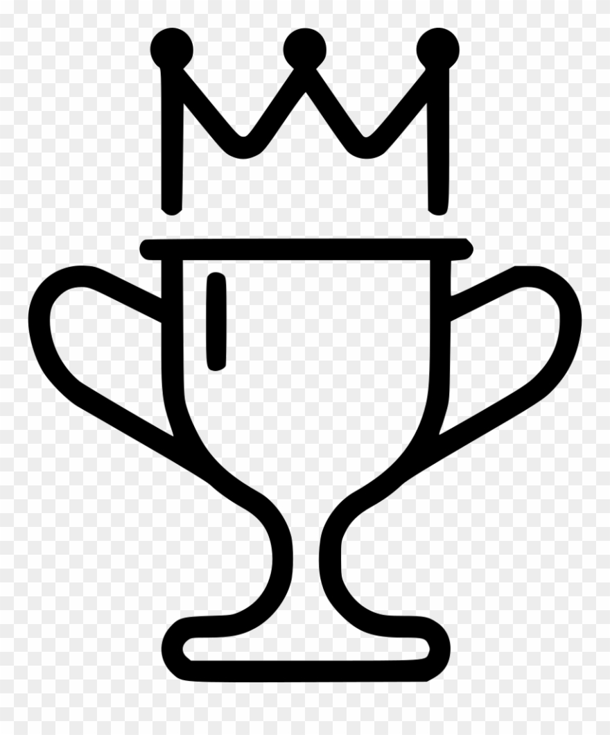 Cup Goblet Olympic Competition Games Sport Winner Victory - Black Champion Icon Png Clipart