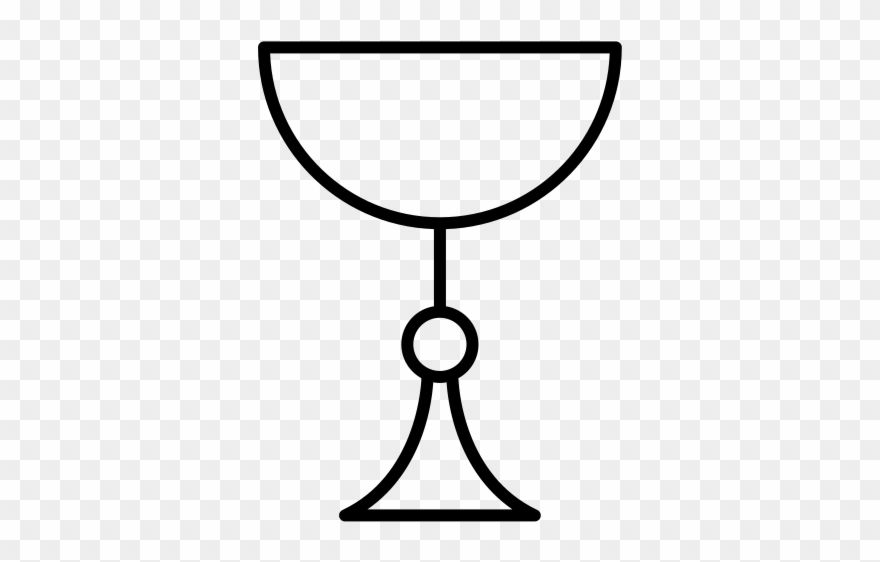 Goblet Rubber Stamp Clipart