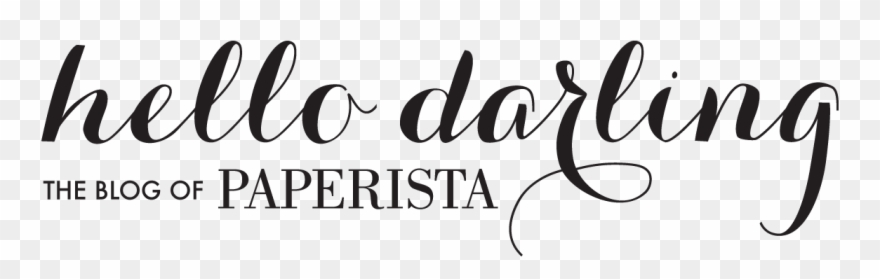 Hello Darling Square Poster Clipart