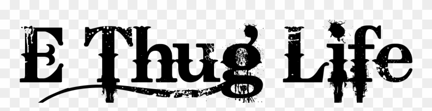 Thug Life Tattoo Design By Alessandro Bozzoni - Park Hill South Rugby Sticker Clipart