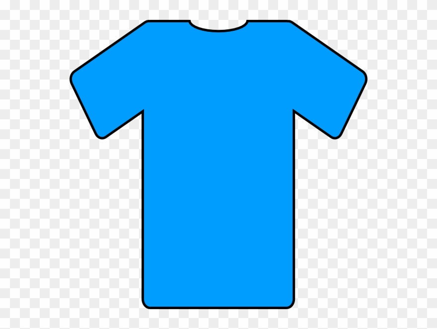 Blue T Shirt Clip Art - Shirt - Png Download